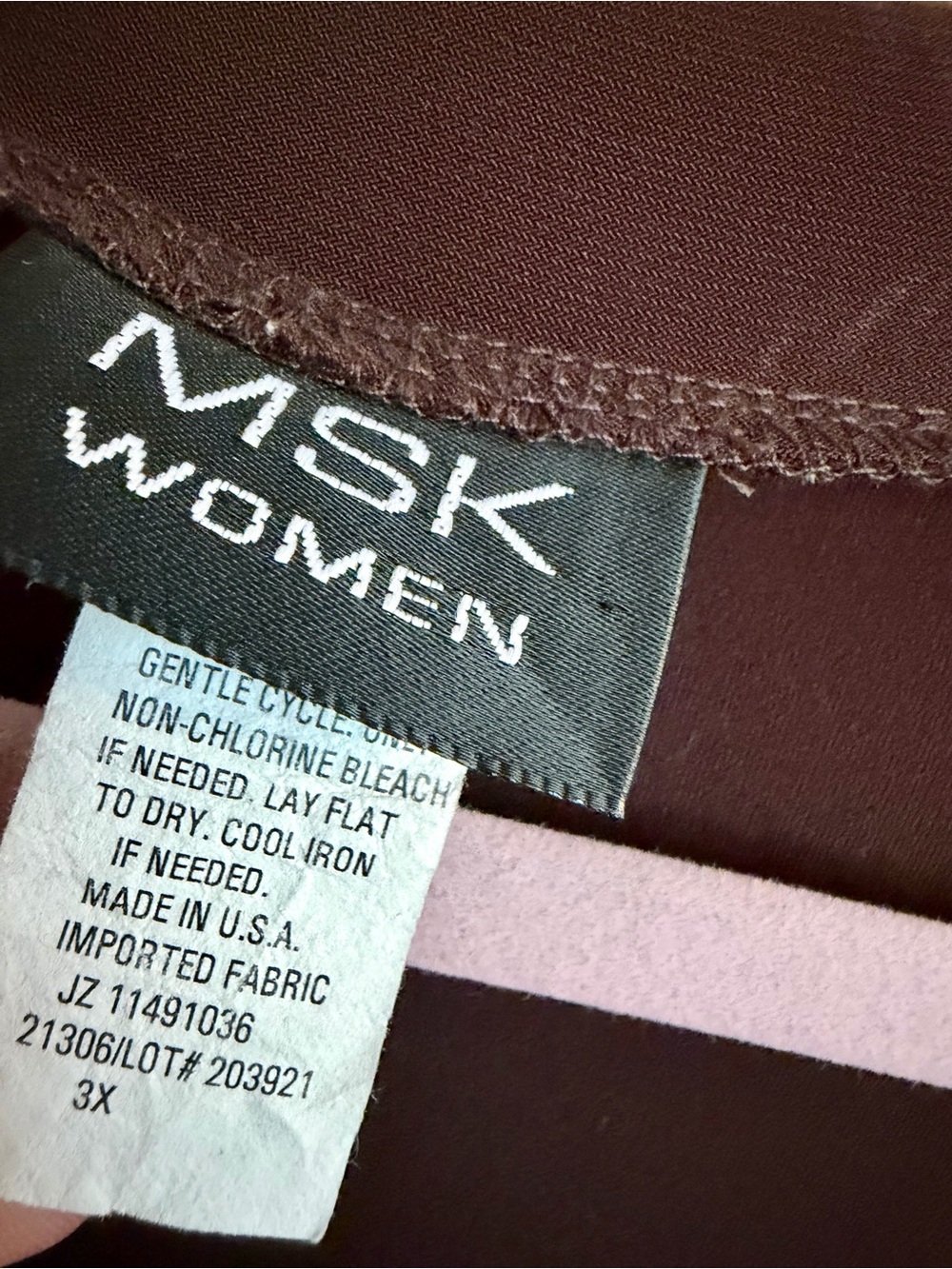 Brown MSK women crop top jacket - Picture 3 of 4